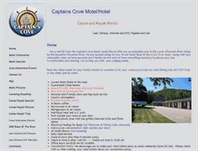 Tablet Screenshot of captainscovecanoeing.com